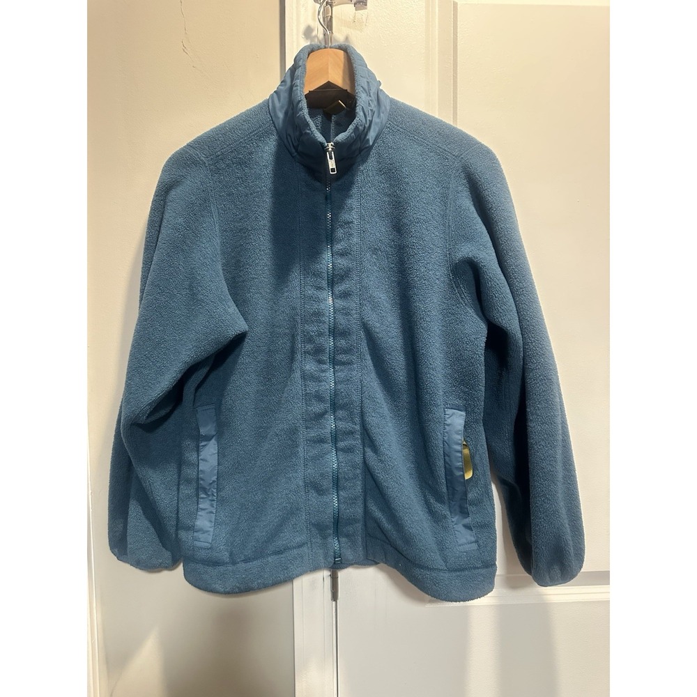 Patagonia Synchilla Womens Fleece Jacket Size Medium Teal Blue Full Zip
